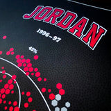 Jordan 96–97 Heat Map 12x12"