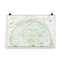 Naismith International Park Map 24 x 36" Print