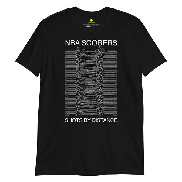 NBA Scorers Shots By Distance Tee Shirt